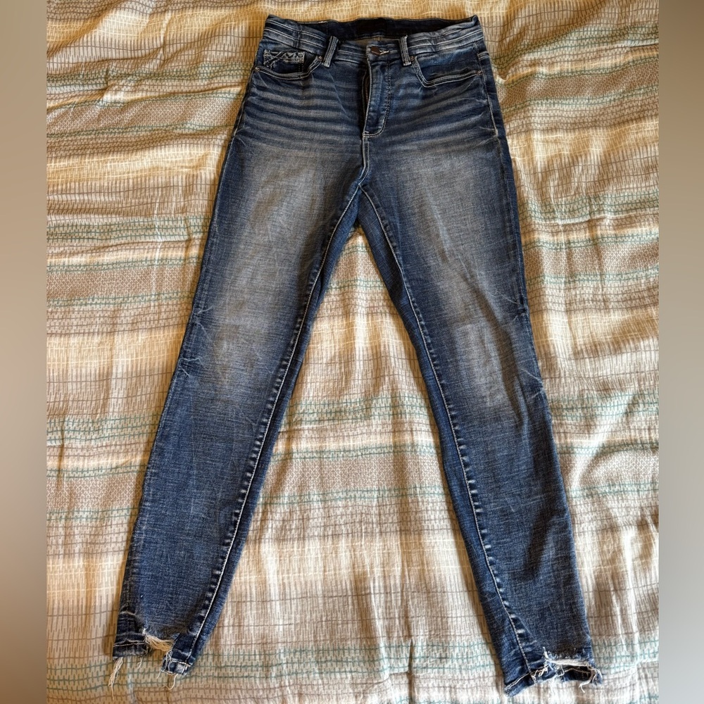 Buckle Black Skinny Jeans